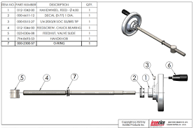 KWIK-WAY Chuck Feed Handwheel Assembly SVSIID
