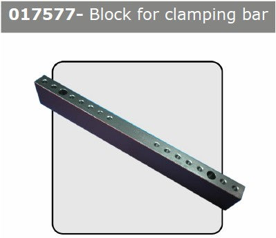 SERDI block for clamping bar 20x38mm length 300mm - 017577