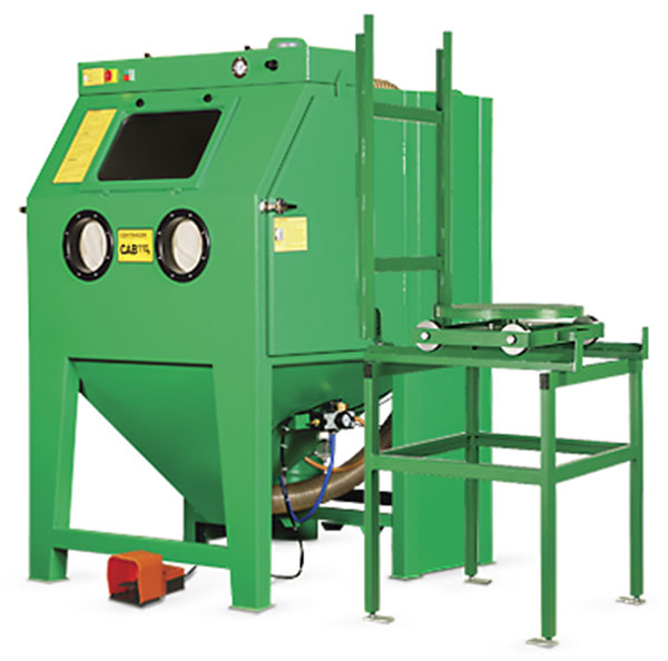 COMPRAG Injection Blast cabin CAB110ST turntable with track