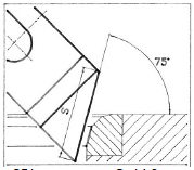 MIRA Formtool 75° - 1 angle - 351A