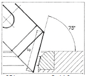 MIRA Formtool 75° - 1 angle type B - 351B