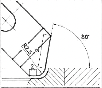 MIRA Formtool 80° - 363A - Special made