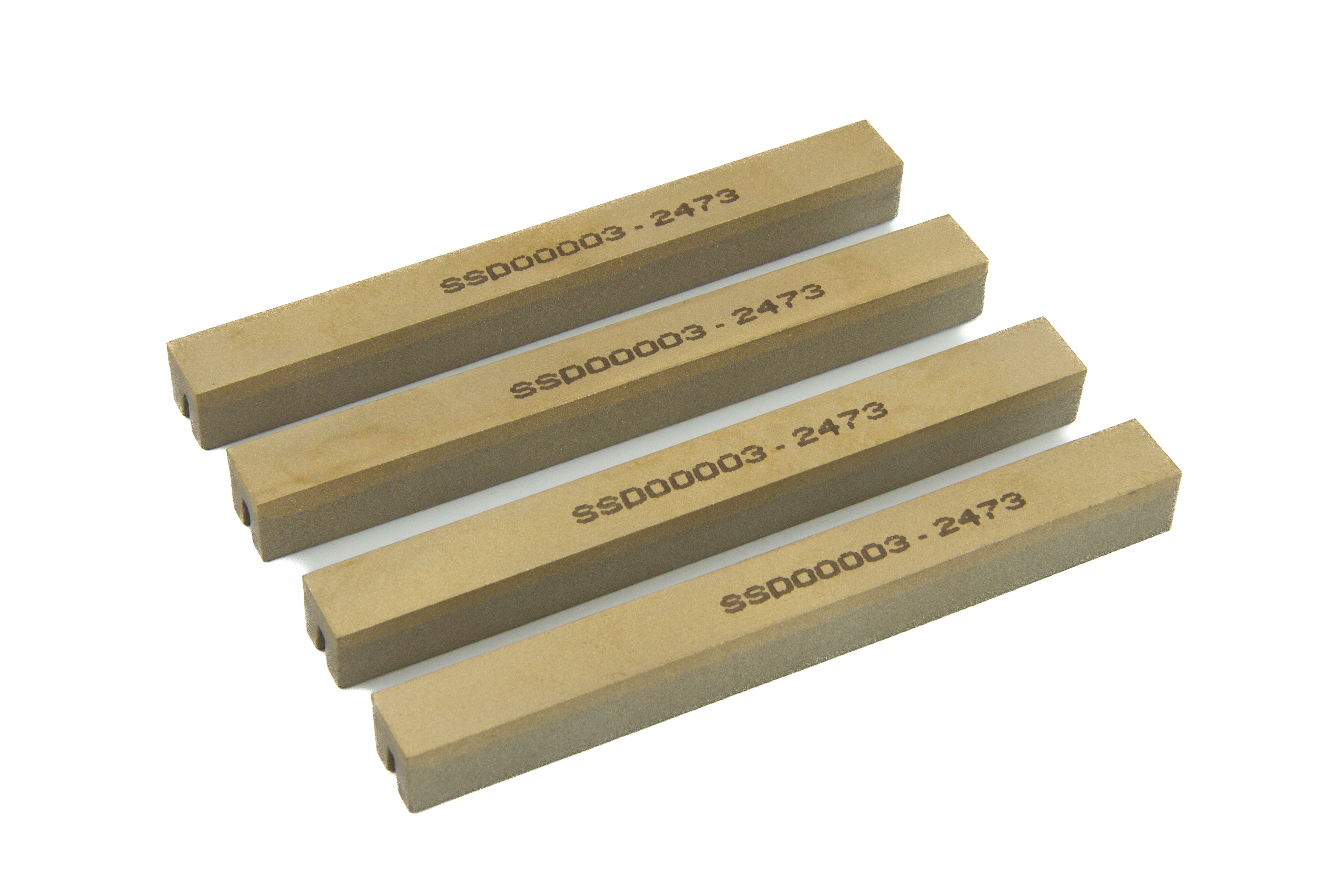 DELAPENA Diamond Honing Stone Set 4pcs - 325/400 grit - 76mm long