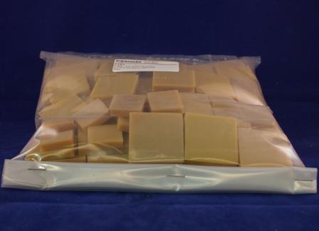 Set natural rubber pads, various sizes - 6mm thick