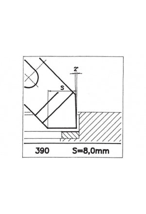 MIRA Formtool 90º - 1 angle extra hard type BX - 390BX