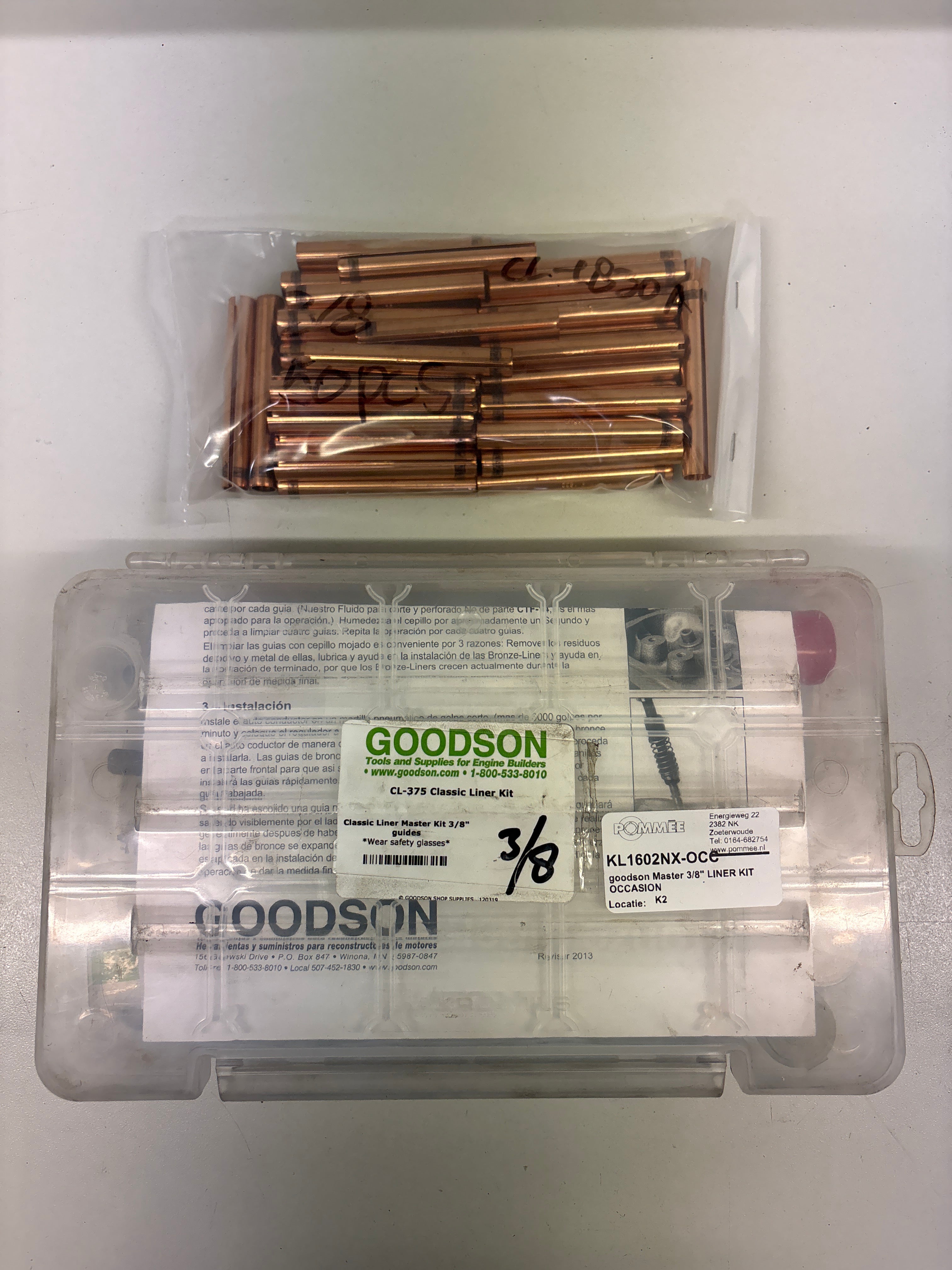 Goodson Master 3/8" Guide-Liner Kit OCCASION