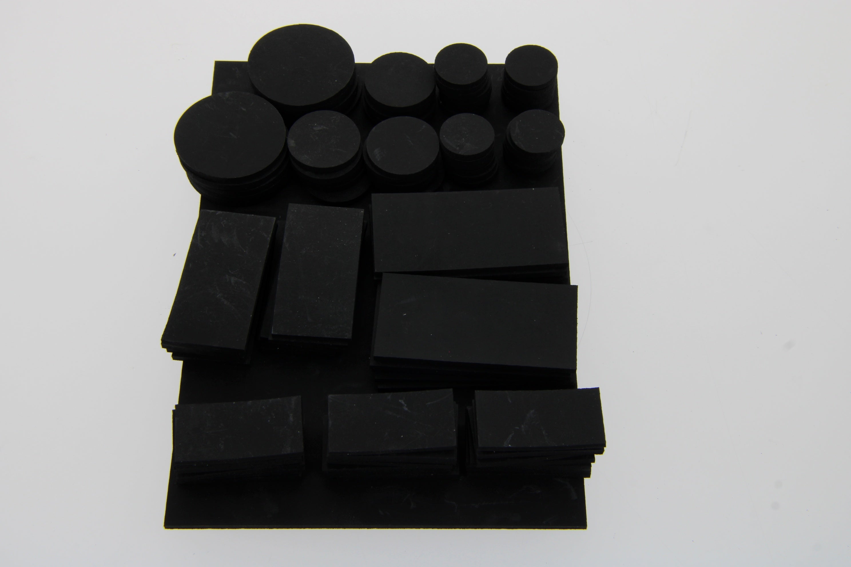SERDI kit of black rubber pads, various sizes for SPT-machines - 010056