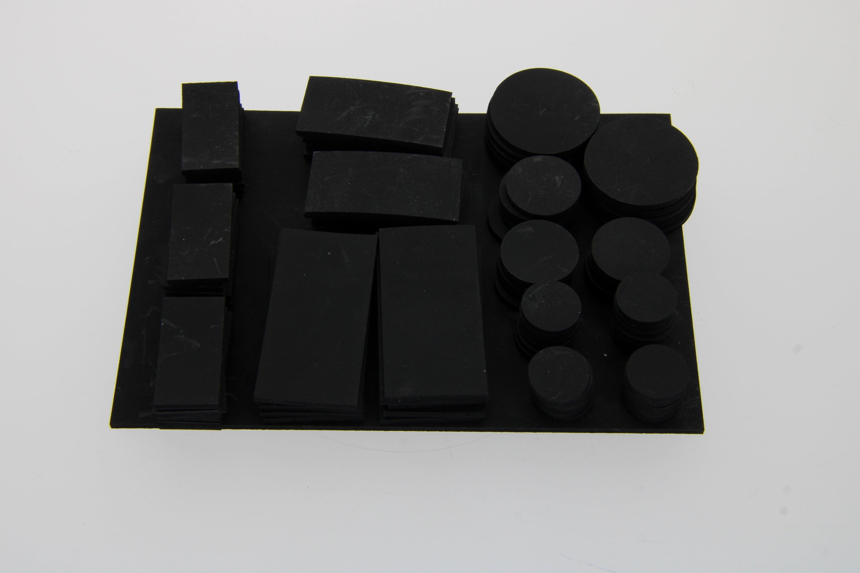 SERDI kit of black rubber pads, various sizes for SPT-machines - 010056