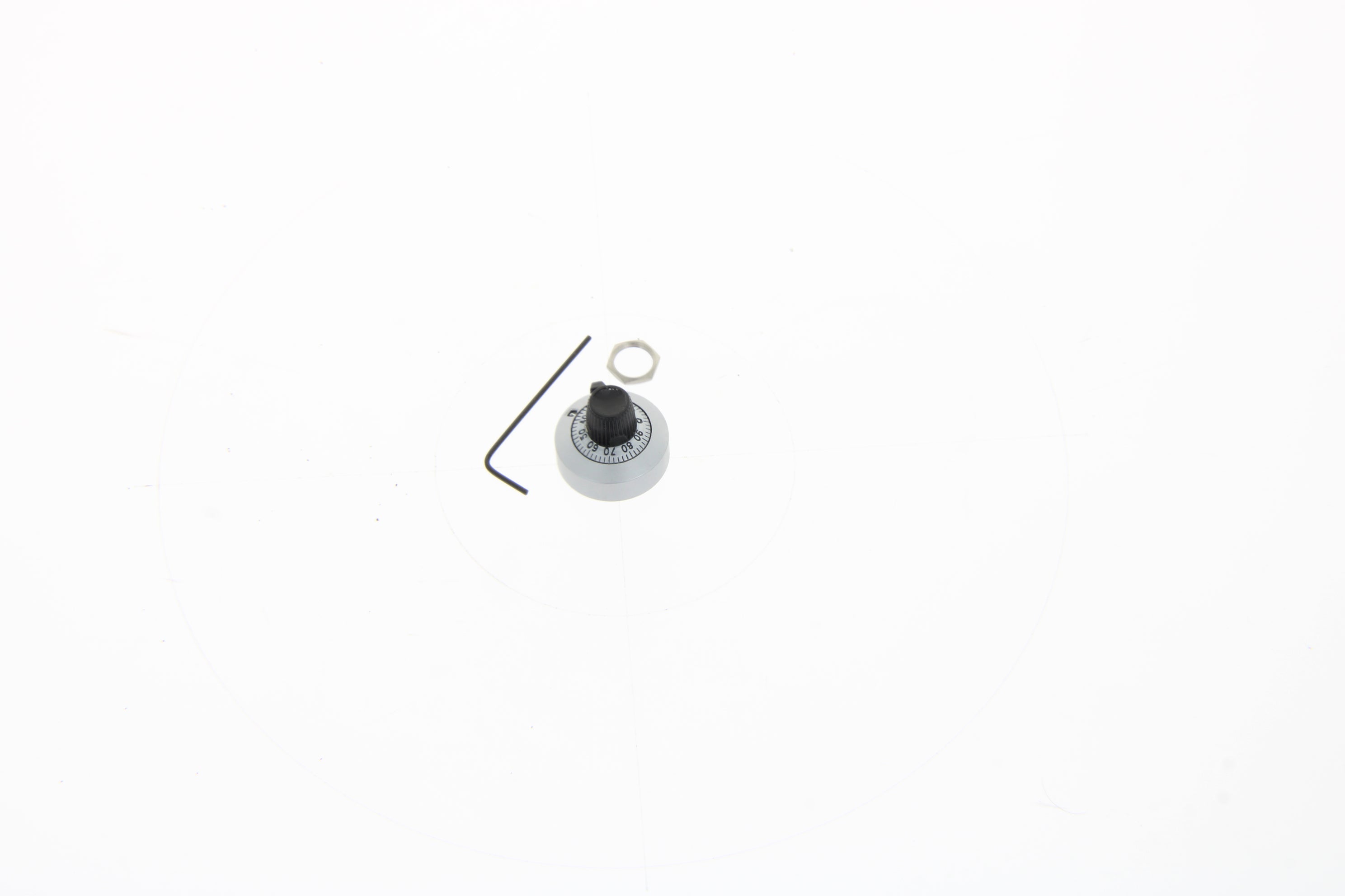AMC-SCHOU Potentiometer knob Chrome for EAM unit