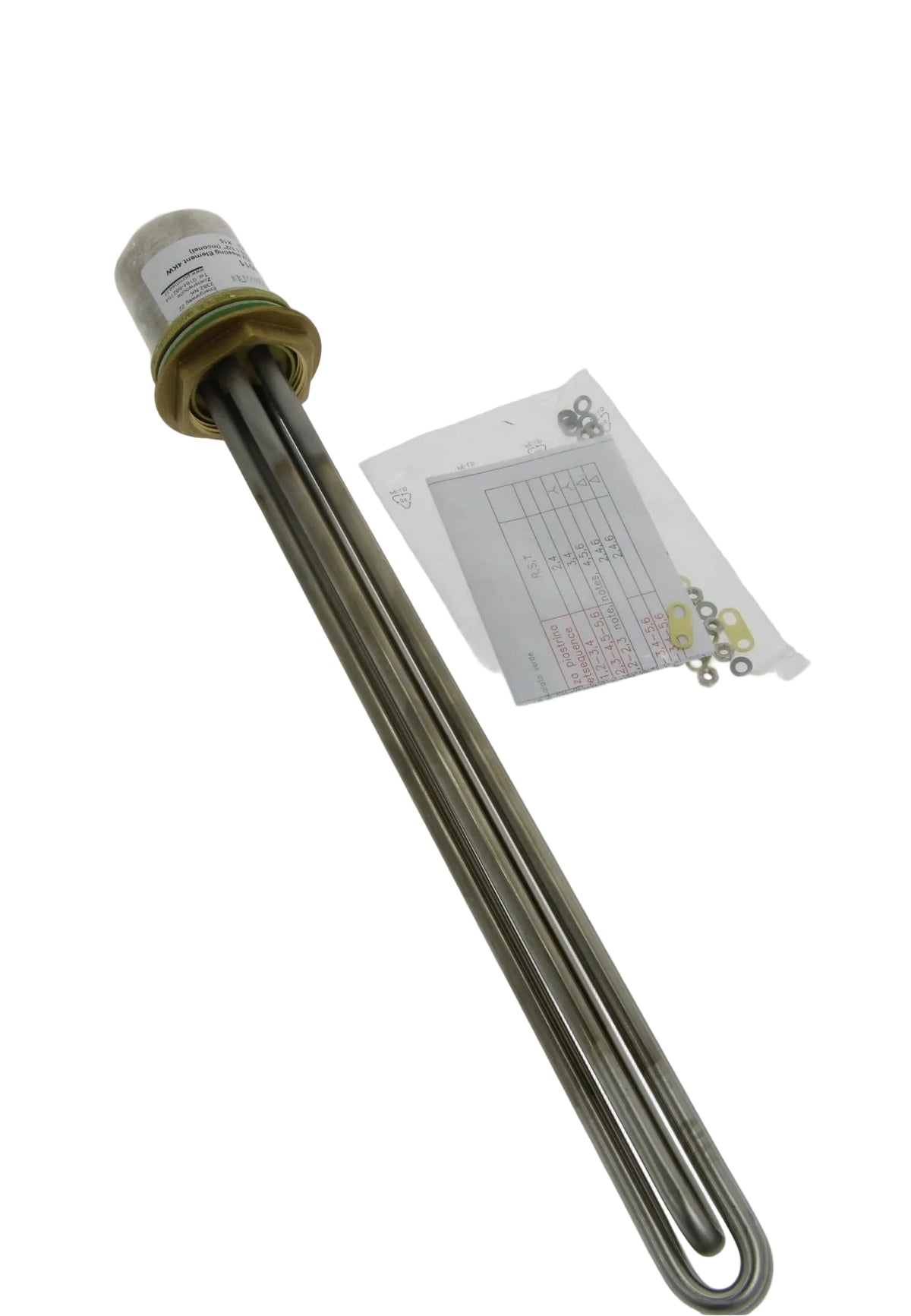 TEKNOX Heating Element 4KW 230/400 1 1/2" (inconel) for TEKNOX Simplex 80 & P80