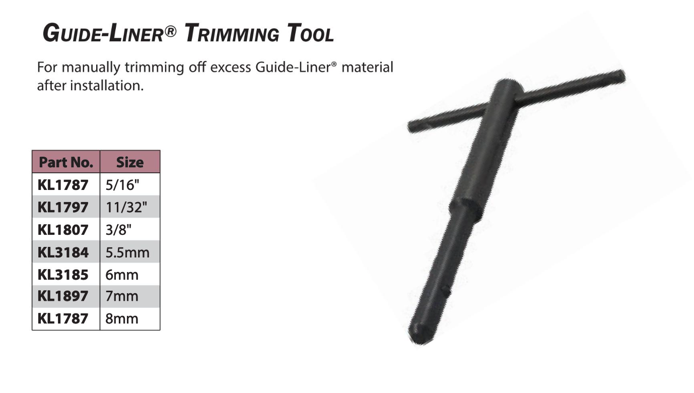 K-LINE Guide-Liner Trimming Tool