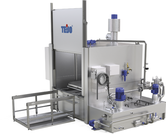 Multi Stage Cleaning Machine with Three Tanks