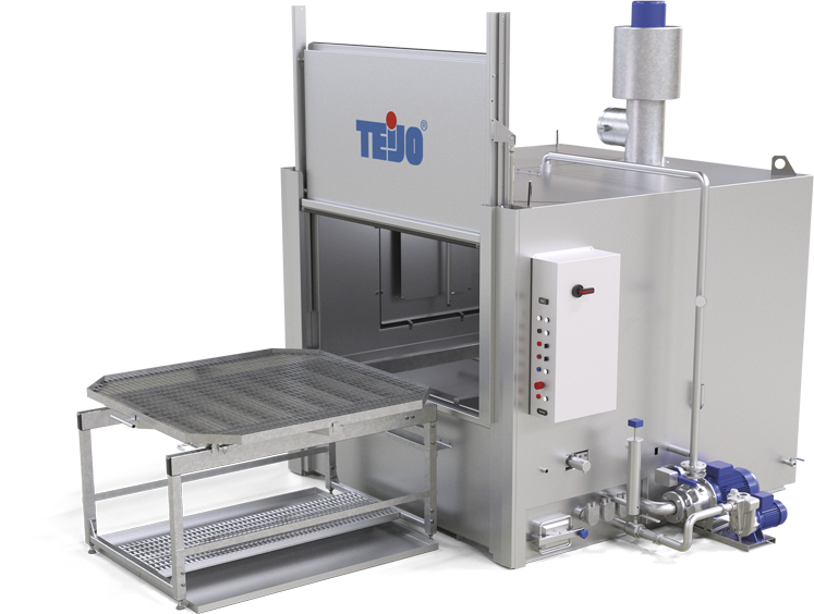 Cleaning Machine with Pneumatic Lifting Door - PD models