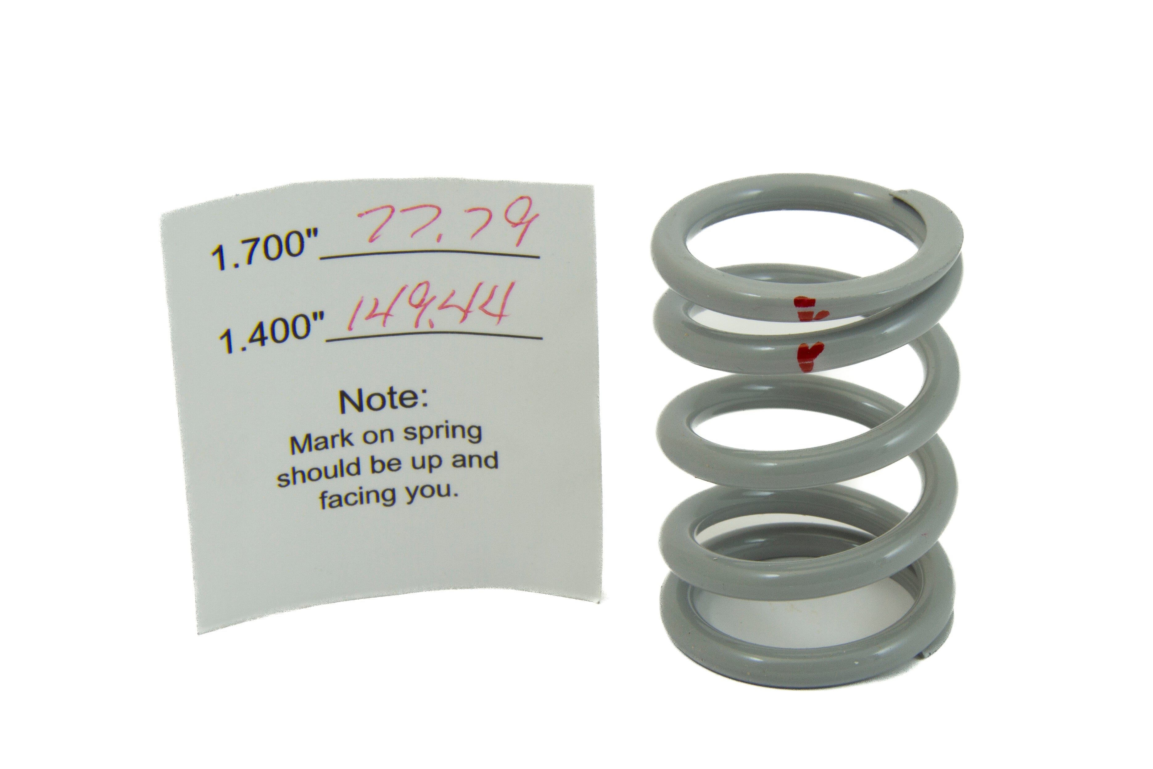 PME IJkveer 100-285lbs voor klepveertester