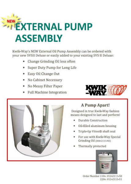 KWIK-WAY External Pump Kit SVSIID 115V