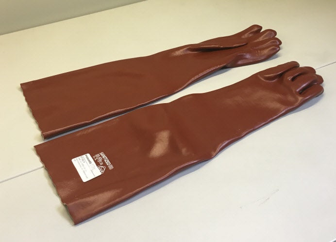 SME Lavapen set gloves 600mm - red