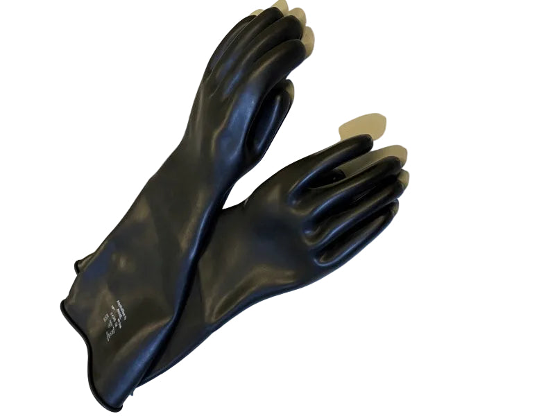 TEKNOX Gloves - Length 610mm - Size 9,5 (black) Latex for Lavapen