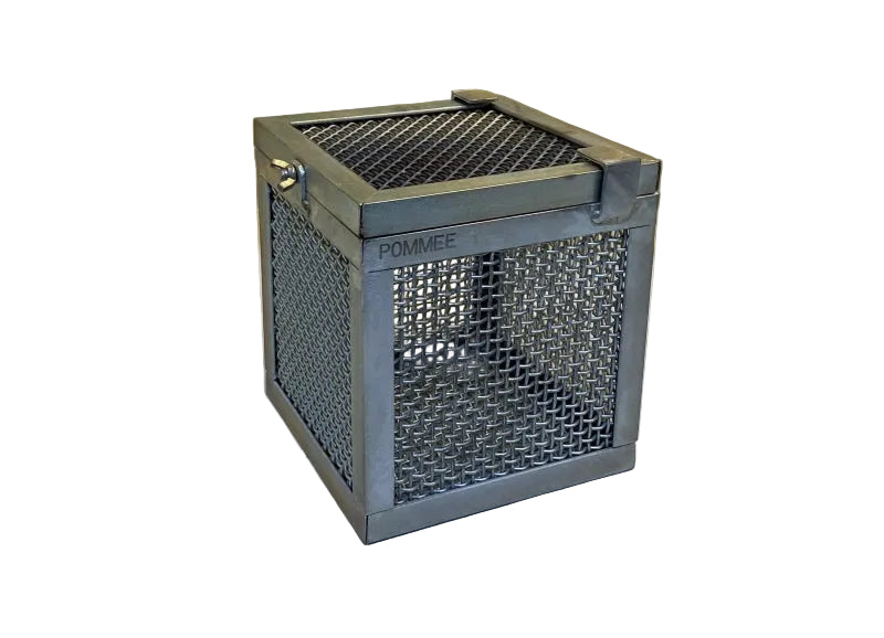 PME basket with cover 200x200x200mm
