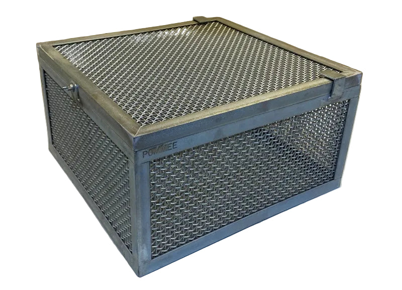 PME basket with cover 400x400x200mm