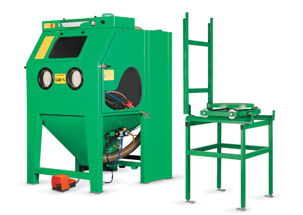 COMPRAG Injection Blast cabin CAB110 turntable with track