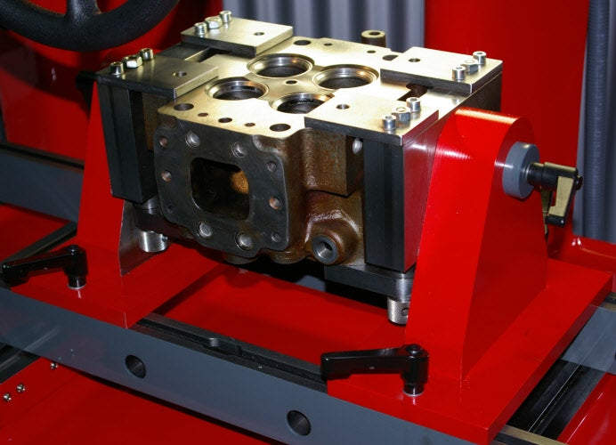 PME roll-over fixture (unpainted) for SERDI-machines