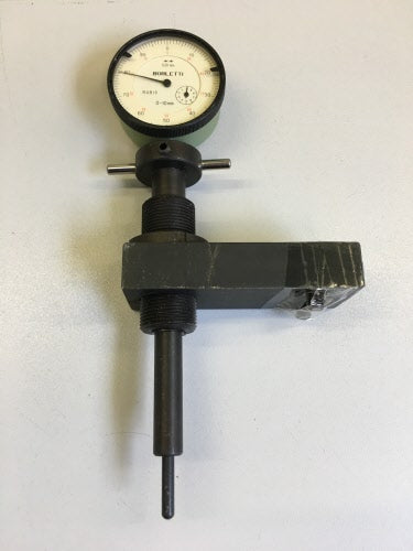 COMEC depth stop fixture with gauge