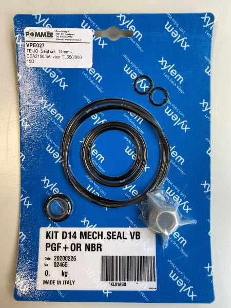Seal 14mm for pump TEIJO TL650/TL900