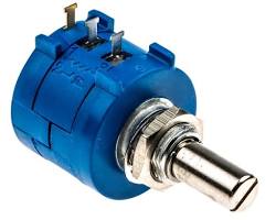 PME 10 kΩ Rotary Potentiometer 10-Turns 1-Gang Panel Mount