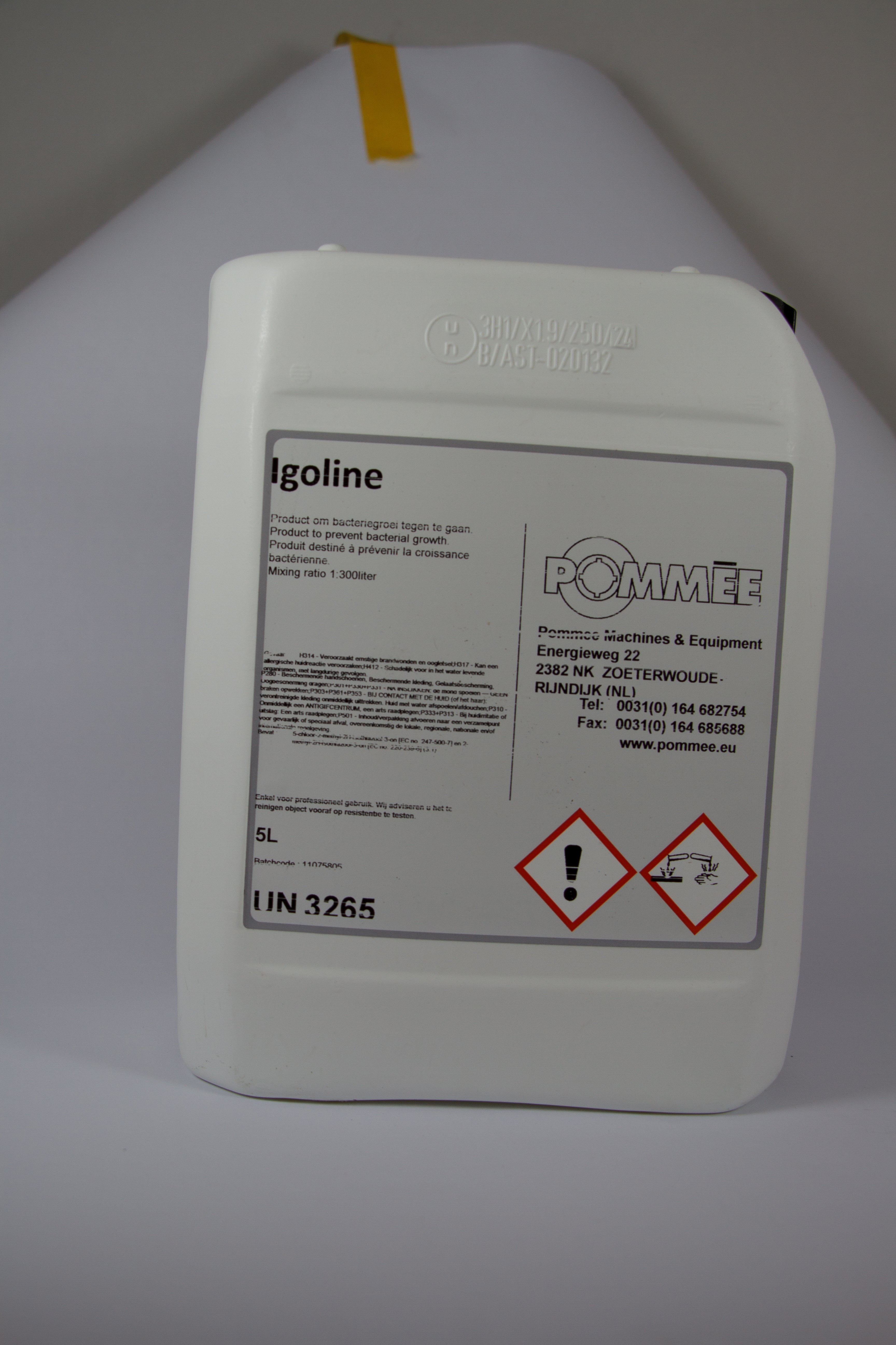 IGOLINE - concentrated coolant for pressure tester mixture 0.3% (5 ltr.)