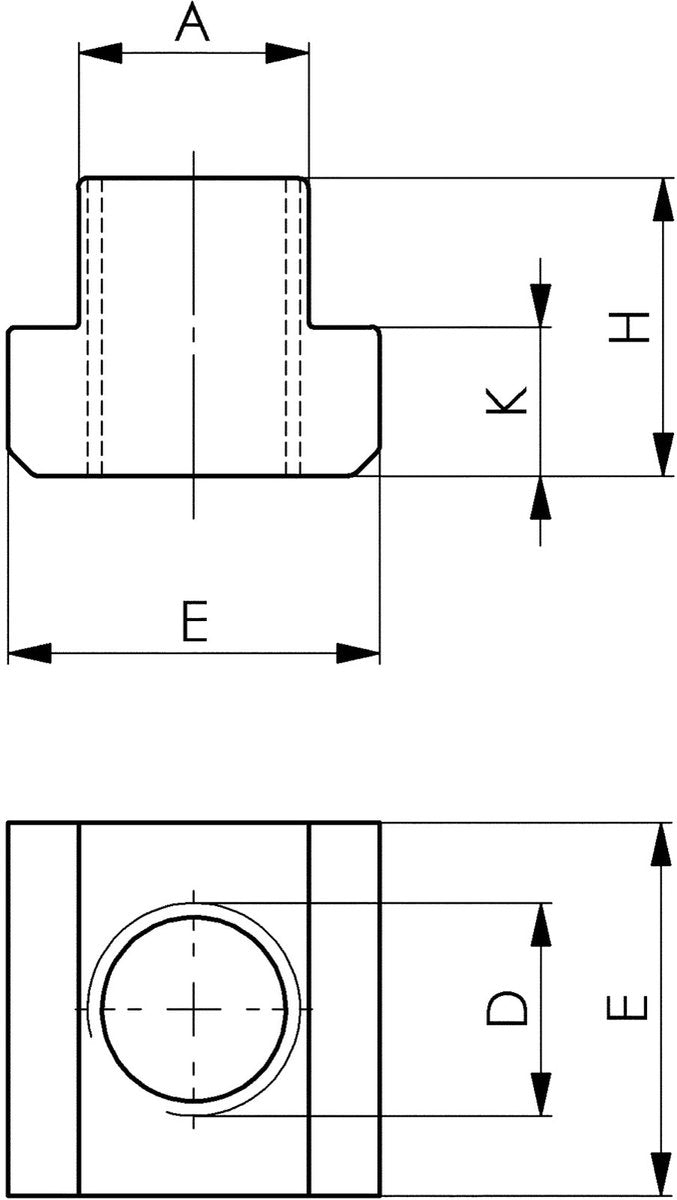 PME T-NUT M12