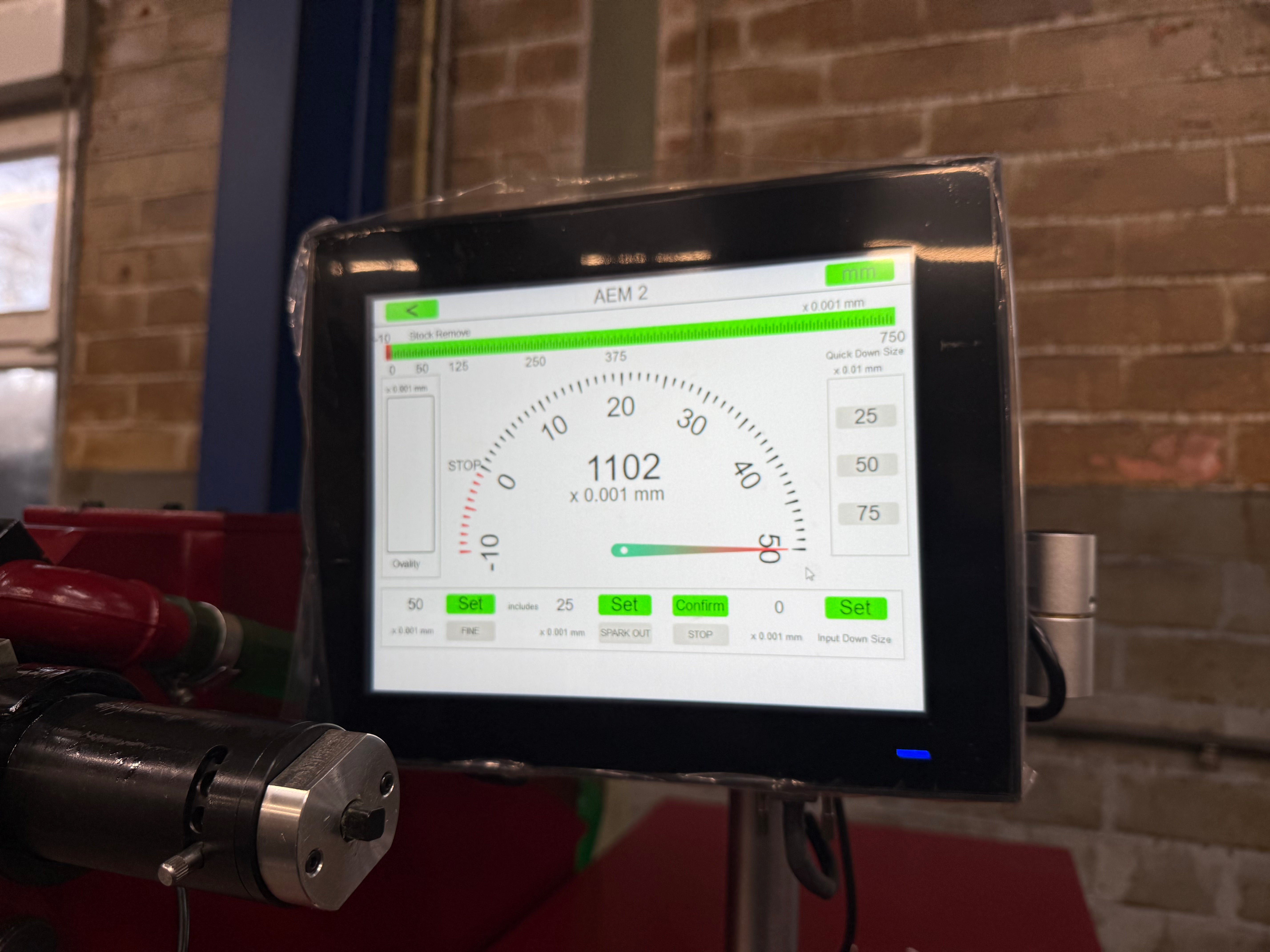 AMC-SCHOU IN PROCESS electronic measuring unit (touchscreen)