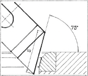 MIRA formtool 75º 14.0 - 1 angle extra hard type BX - 351BX