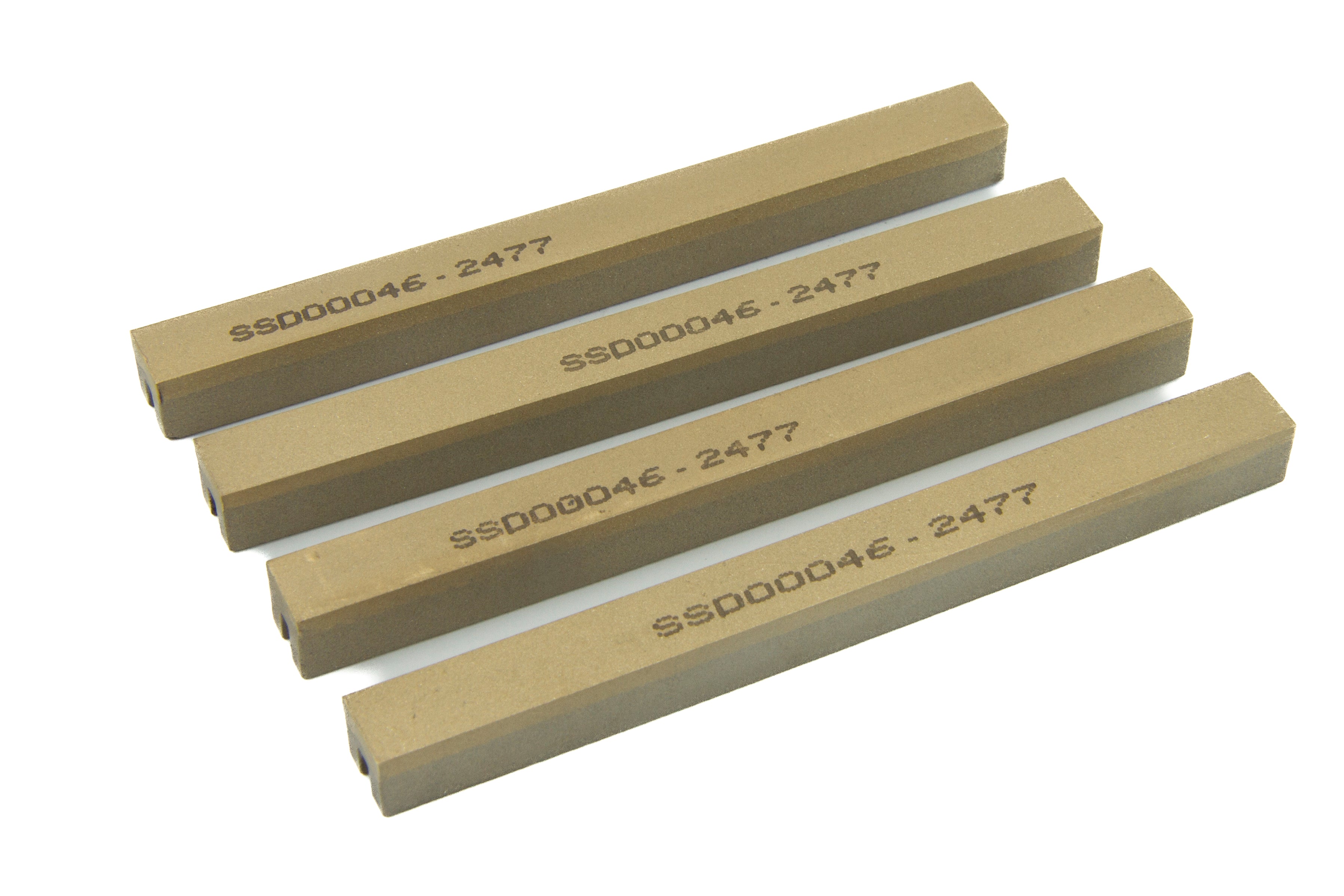 DELAPENA Diamond Honing Stone Set 4pcs - 325/400 grit - 89mm long