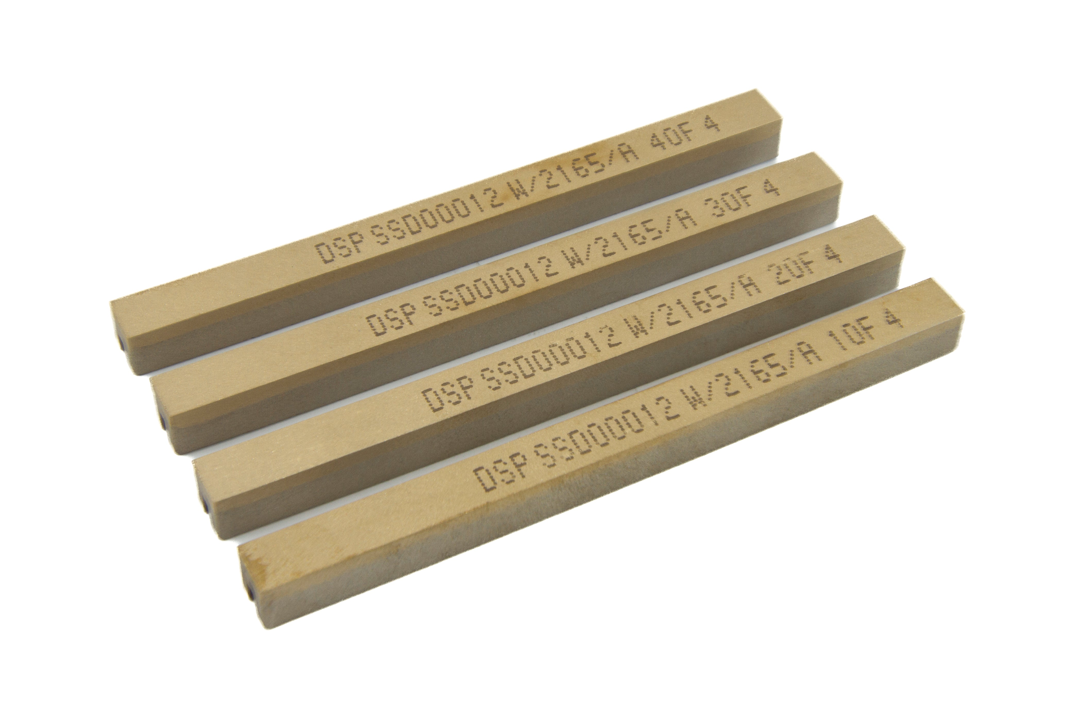 DELAPENA Diamond Honing Stone Set 4pcs - 325/400 grit - 100mm long