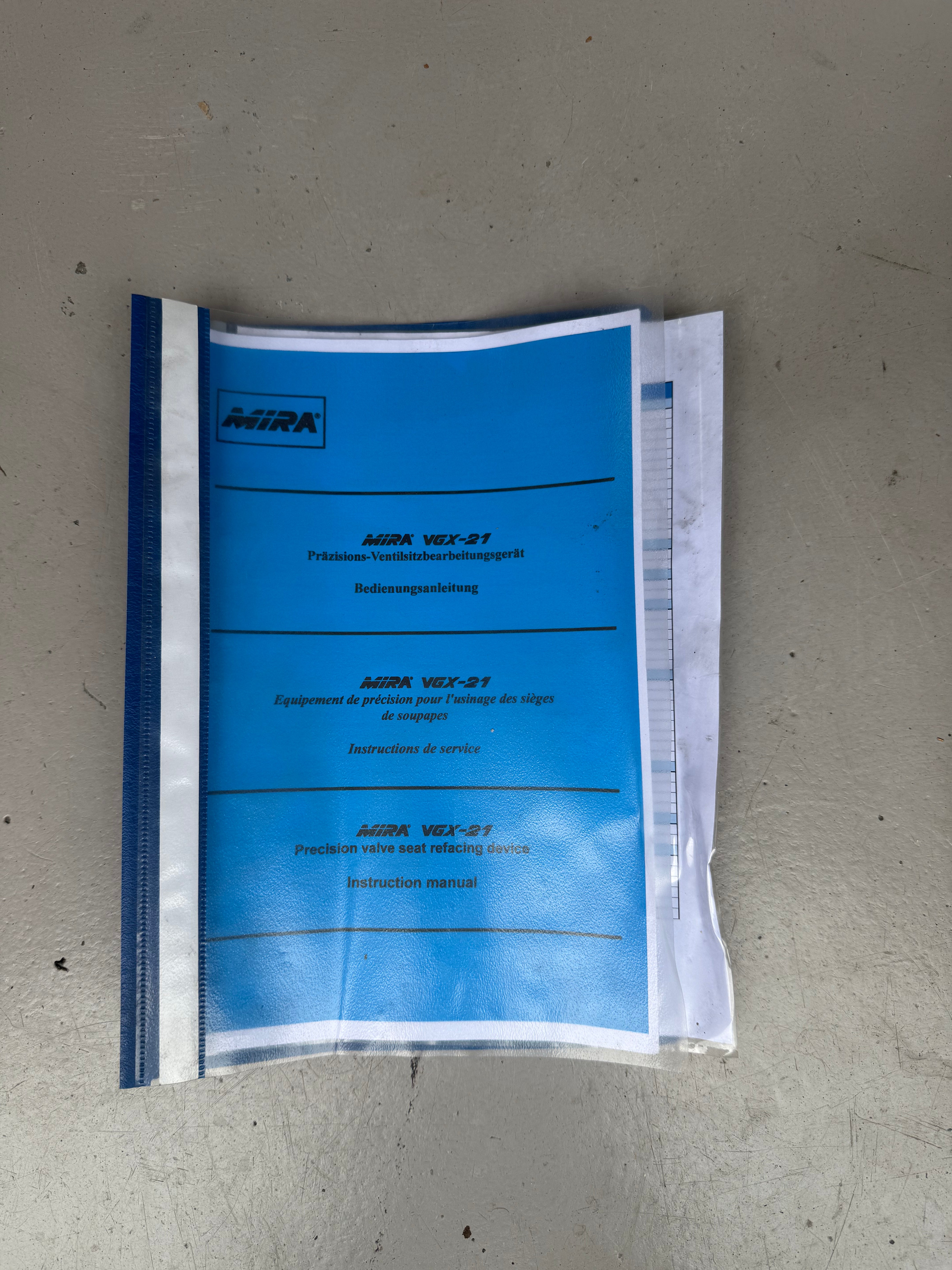MIRA HM228 + VGX 21 used valve seat cutting macihine