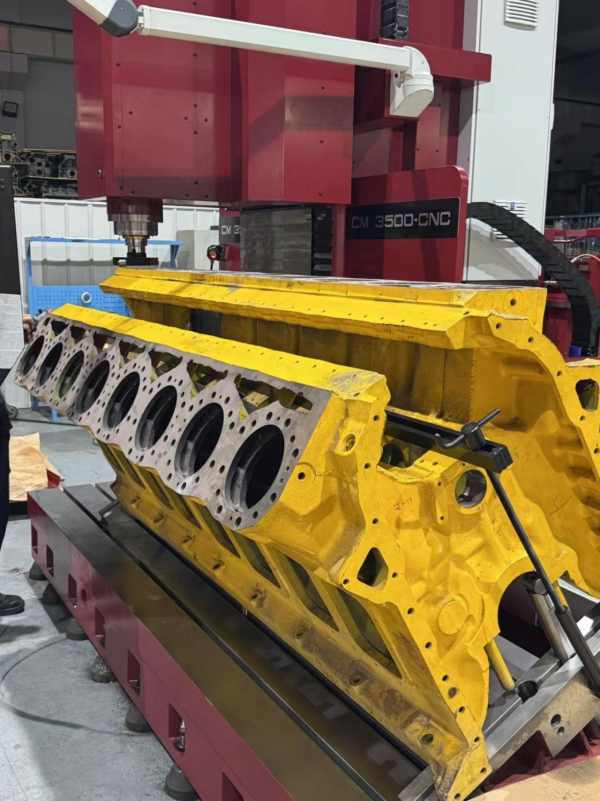 HEAVY DUTY CNC MACHINING CENTERS FOR CYLINDER BLOCK BORING, MILLING AND LINEBORING