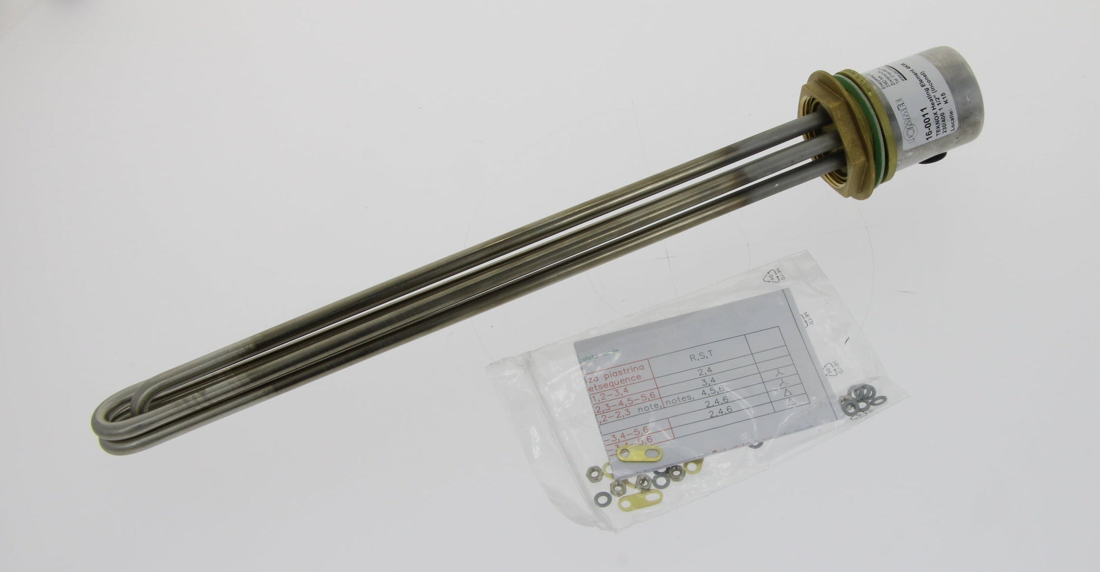 TEKNOX Heating Element 4KW 230/400 1 1/2" (inconel) for TEKNOX Simplex 80 & P80