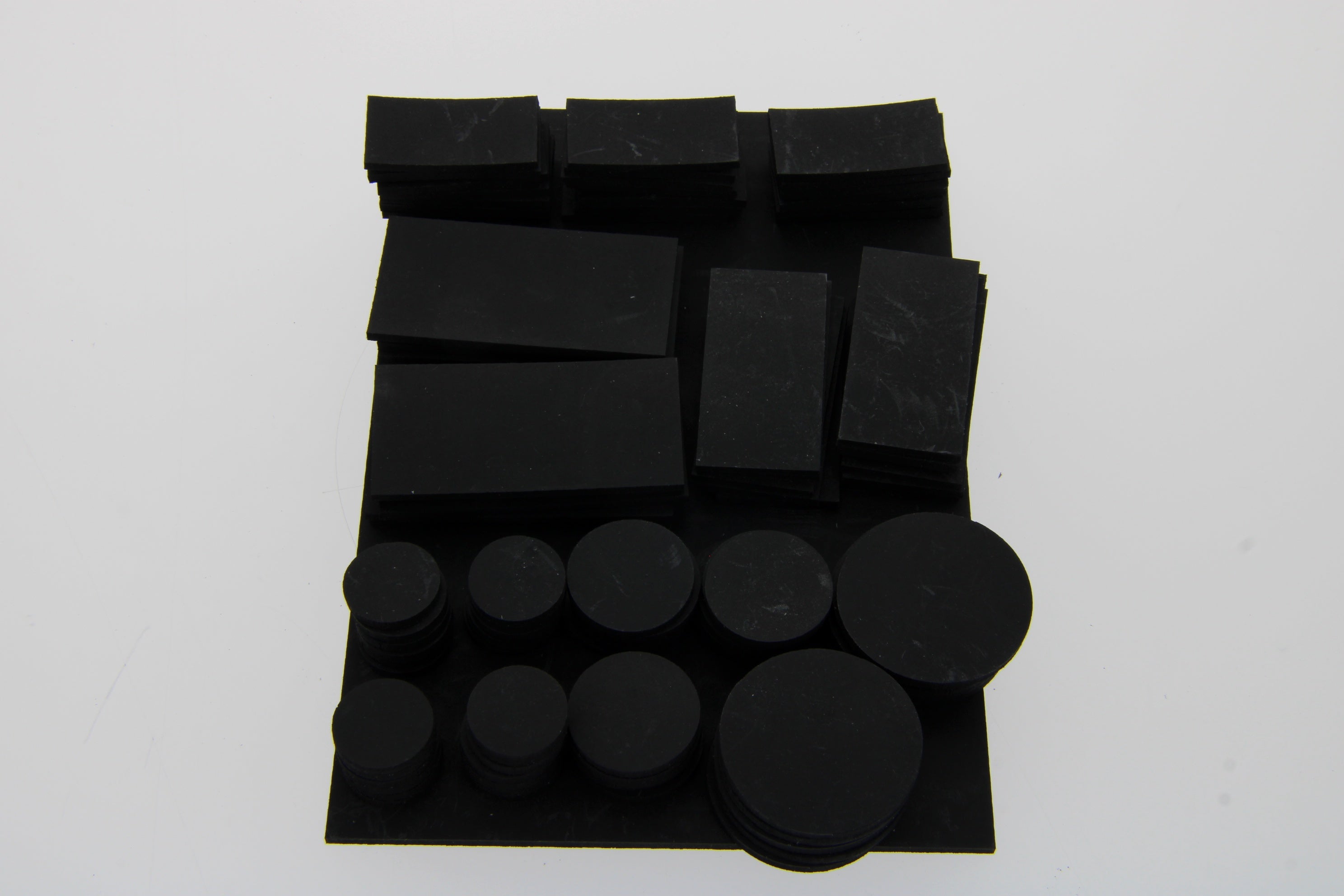 SERDI kit of black rubber pads, various sizes for SPT-machines - 010056