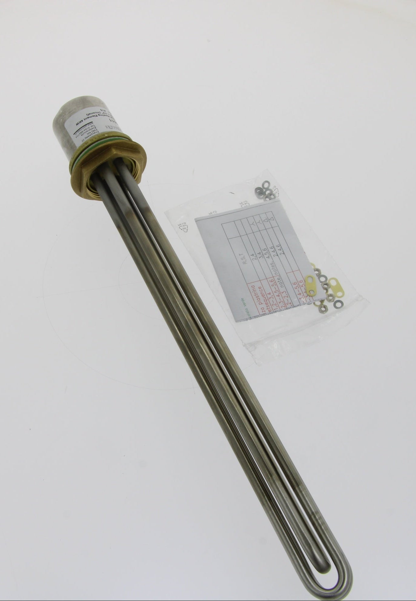 TEKNOX Heating Element 4KW 230/400 1 1/2" (inconel) for TEKNOX Simplex 80 & P80
