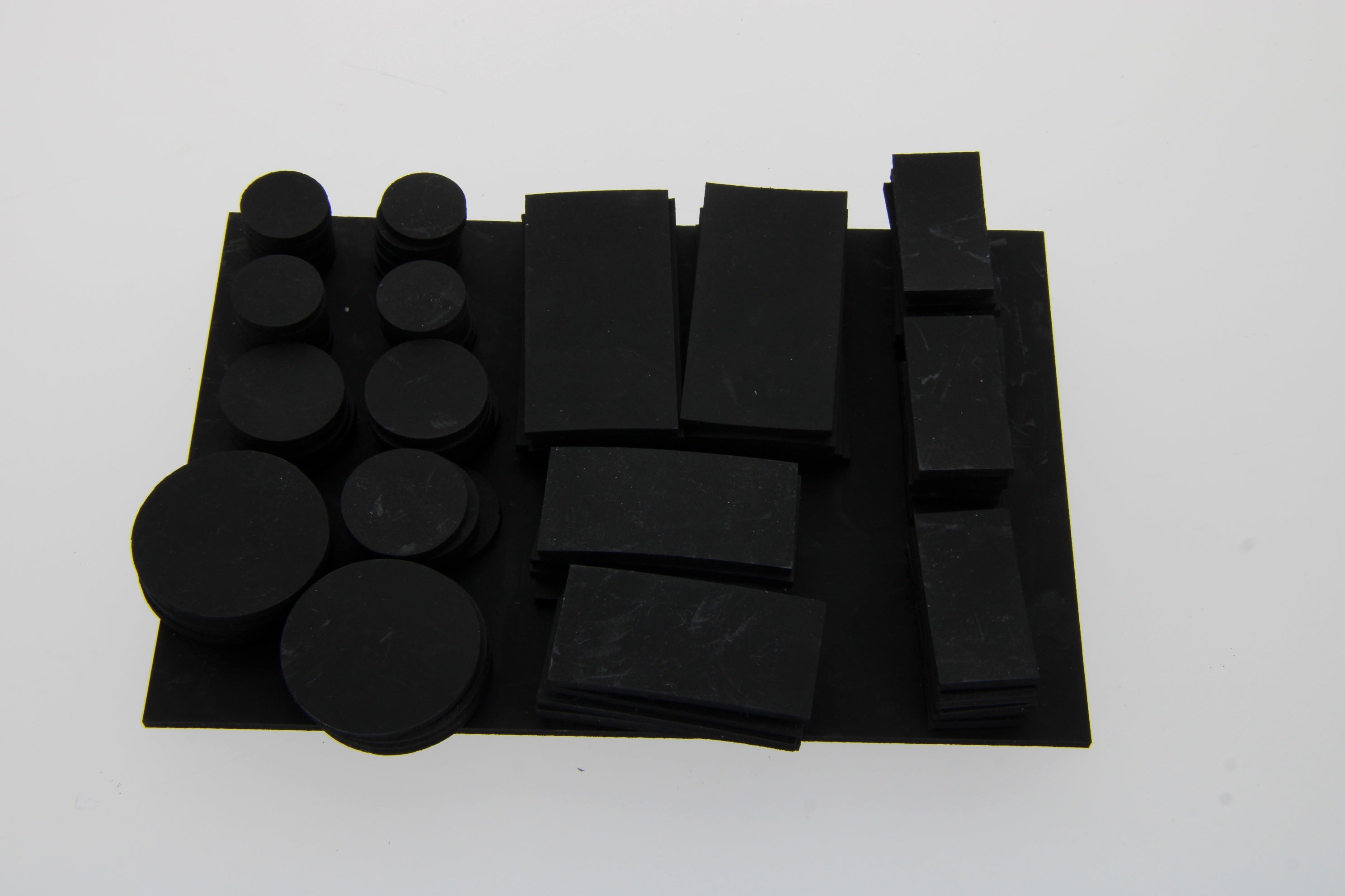 SERDI kit of black rubber pads, various sizes for SPT-machines - 010056