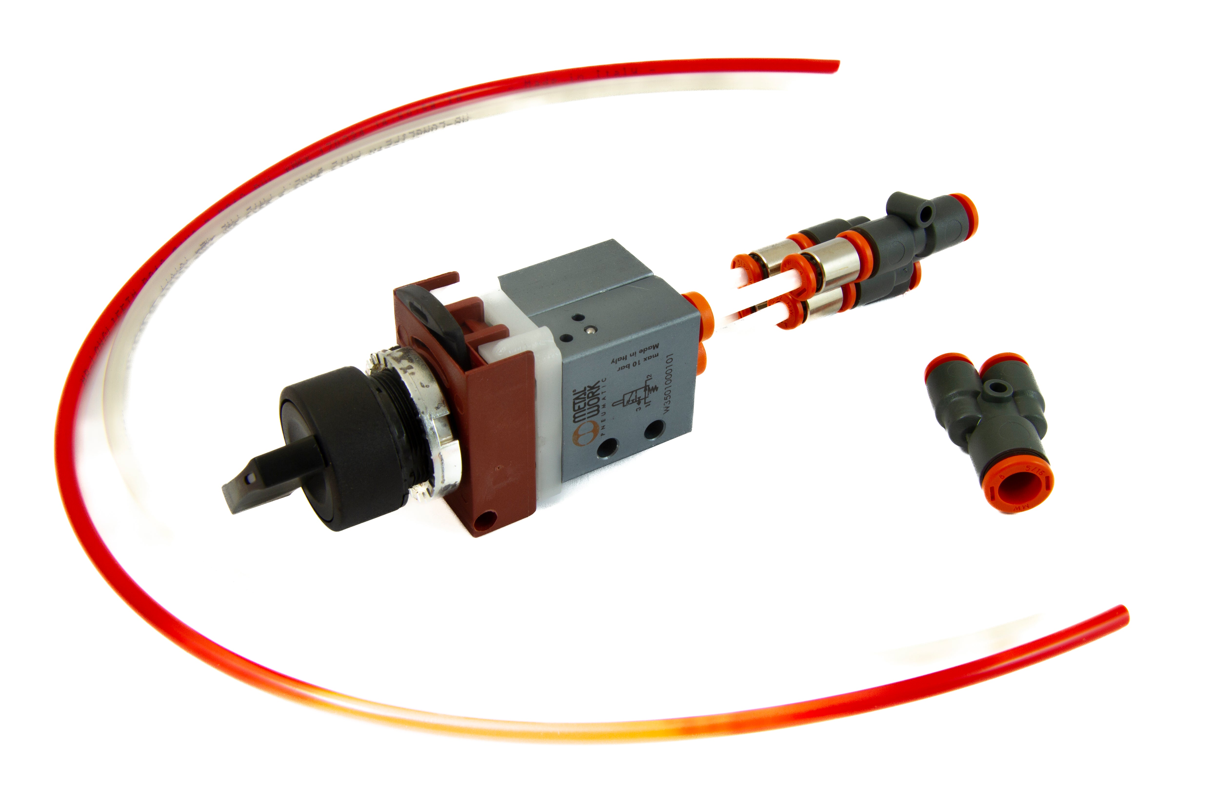 SERDI Pneumatic Switch 3 hose connectors