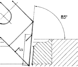 MIRA Formtool 85° - 365A - 1 angle
