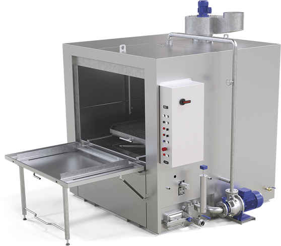 Cleaning Machine with Hinged Door - KD Models