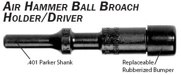 K-LINE holder/driver for ball broaches 11/32- 7/16