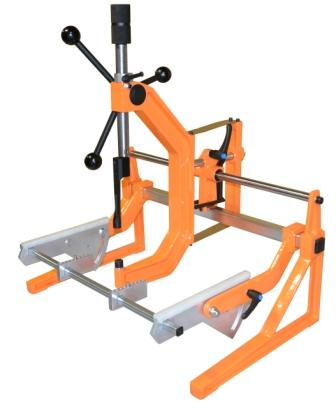 CARMEC Universal manual head work bench with 2 adaptors (18mm and 28mm)