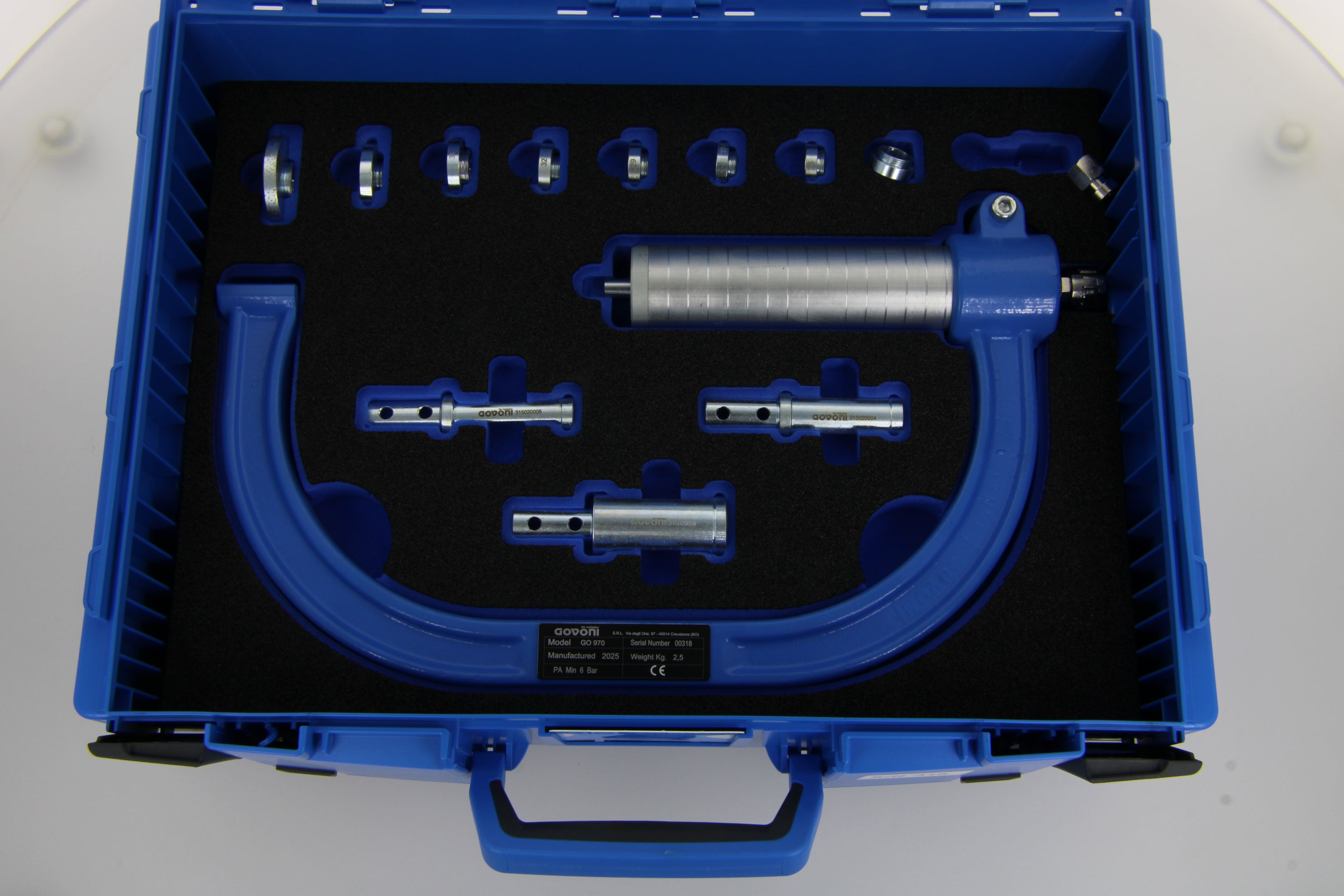 GOVONI Valve Spring Compressor GO970 to 125kgf (Former SMV263)