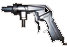 Hand-controlled gun with 6mm steel nozzle