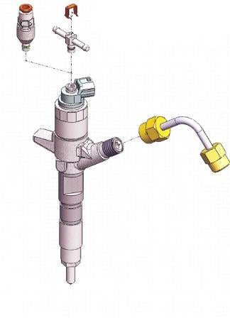 MAKTEST Adaptor set DENSO - HYUNDAI (095000-5550)