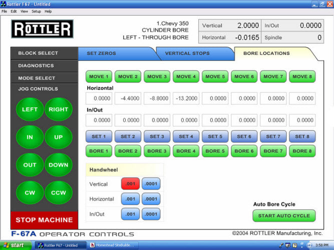 ROTTLER F69A Programmable Automatic Machining Center