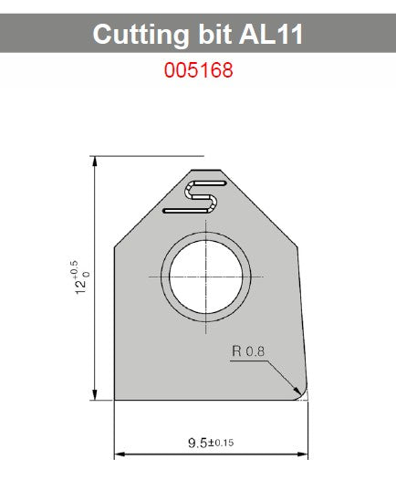 SERDI Carbide Tip - A1 - 1 Angle - 90° -  short model - 005168